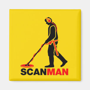 Metall, das Magneten ermittelt Magnet