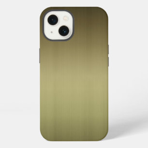 Metall: Gebürstetes Messing iPhone 13 Hülle