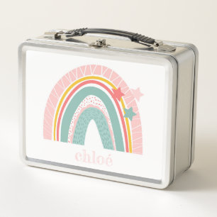 METALL LUNCHBOX: RAINBOW + STARS METALL BROTDOSE