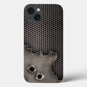 Metall mit Einschusslochhintergrund Case-Mate iPhone Hülle