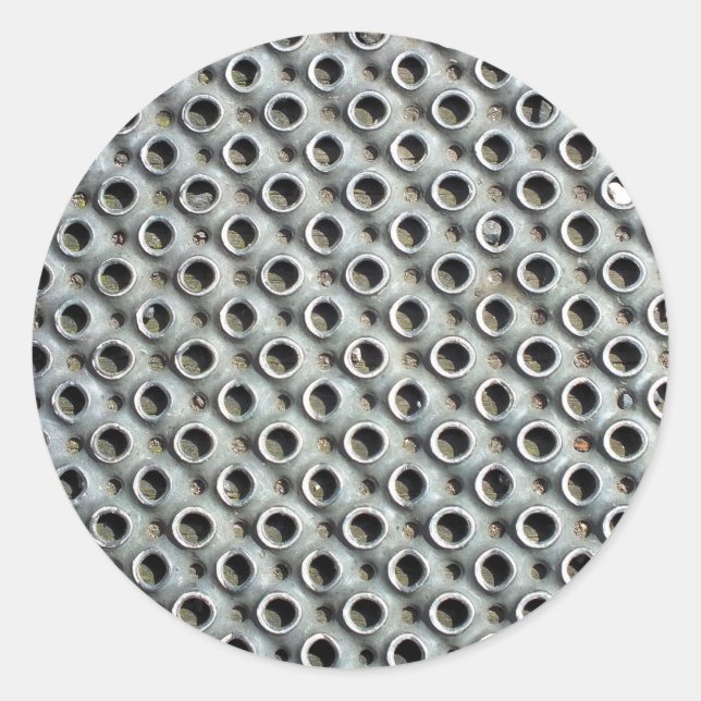 METALL RUNDER AUFKLEBER (Vorderseite)