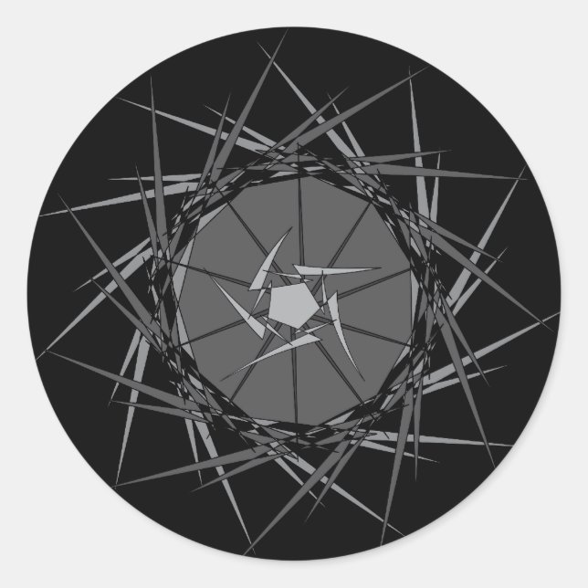 Metall Runder Aufkleber (Vorderseite)