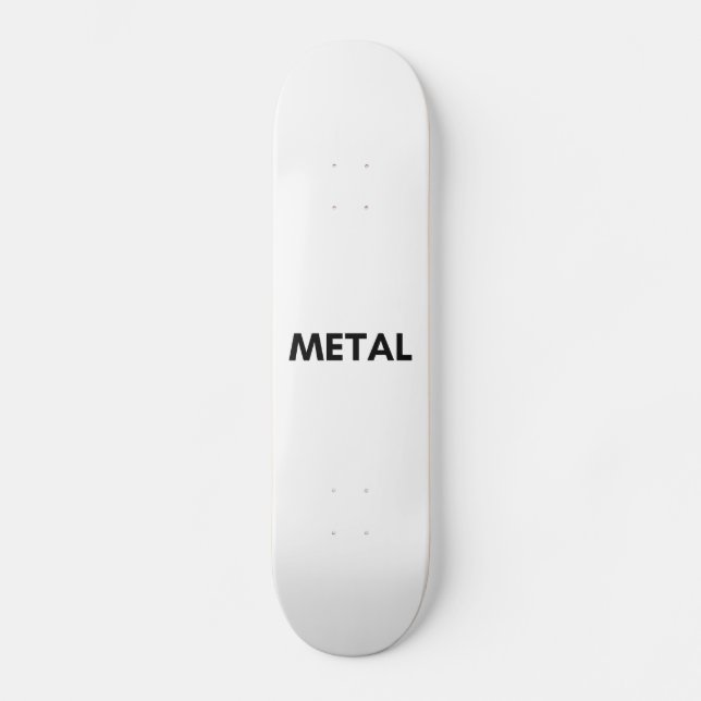 Metall Skateboard (Vorderseite)