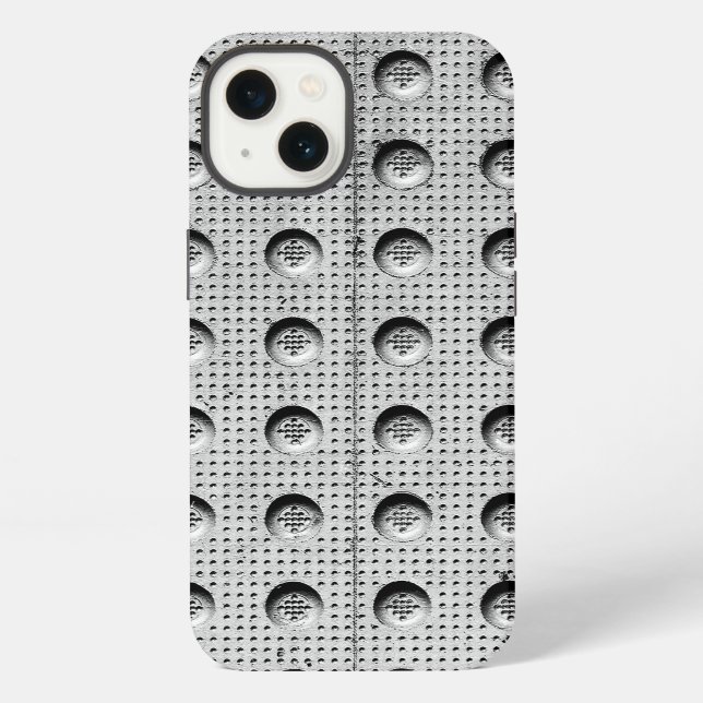 Metall-Straßenplatte iPhone Hülle (Rückseite)