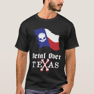 Metall über Texas-T - Shirt