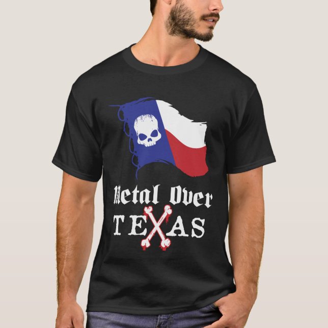 Metall über Texas-T - Shirt (Vorderseite)