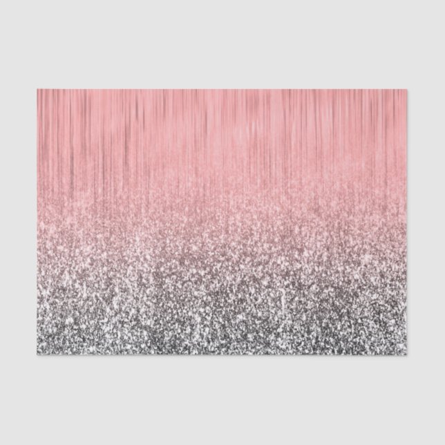 Metall und Glitzer Seidenpapier (Vorderseite)
