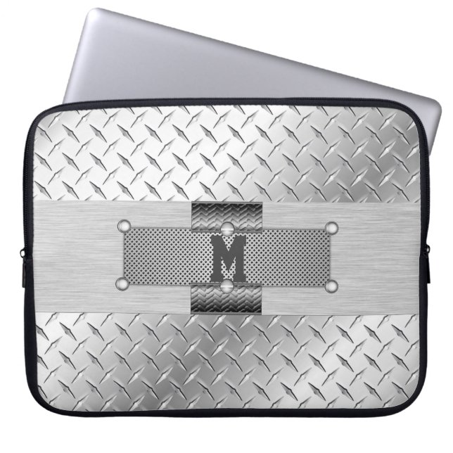 Metall- und Stahlelektronik-Bag Laptopschutzhülle (Vorderseite)