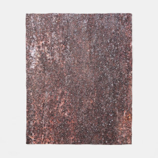 Metall-Vintage-Textur mit Kratzern und Rissen Fleecedecke