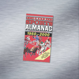 Metall-Wandkunst Sport-Almanach Magnetische Visitenkarte