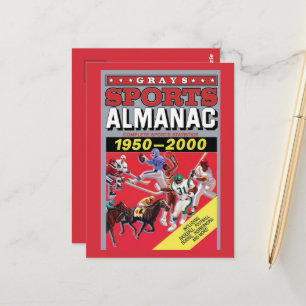 Metall-Wandkunst Sport-Almanach Postkarte