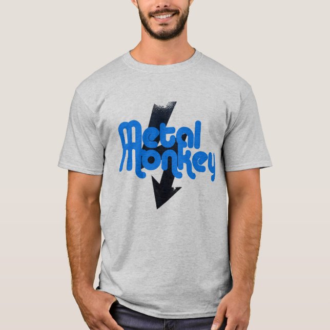 Metallaffe-Blitzschlag T-Shirt (Vorderseite)