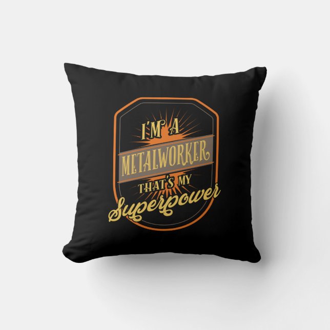 Metallarbeiter Kissen (Vorderseite)