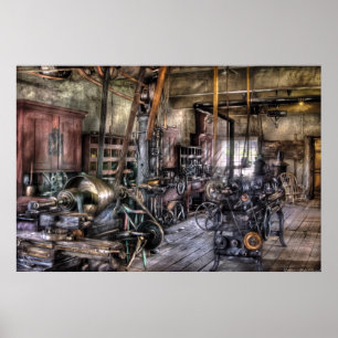 Metallarbeitskraft - Gurte und Flaschenzüge Poster