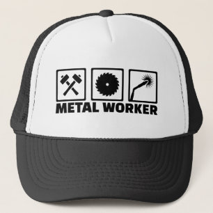 Metallarbeitskraft Truckerkappe