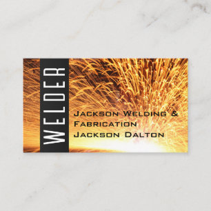 Metallbearbeitung und Schweißen von Visitenkarten Visitenkarte