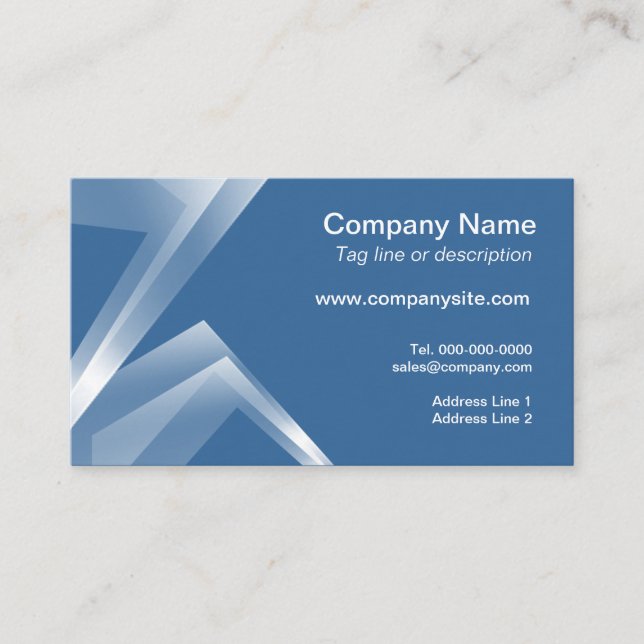 Metalldesign Visitenkarte (Vorderseite)