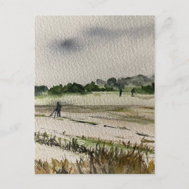 Metalldetektion in den Feldern Postkarte (Vorderseite)