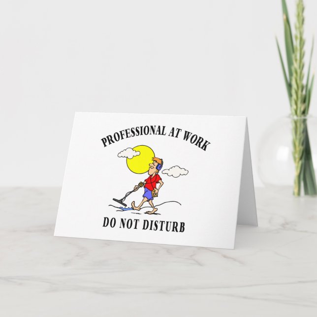 Metalldetektion Karte (Vorderseite)