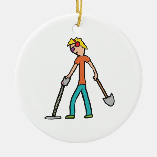 Metalldetektion Keramik Ornament (Vorne)