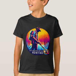 Metalldetektion Schatzsuche Jagdtrottfischerei T-Shirt