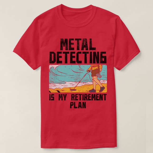 Metalldetektion T-Shirt (Design vorne)