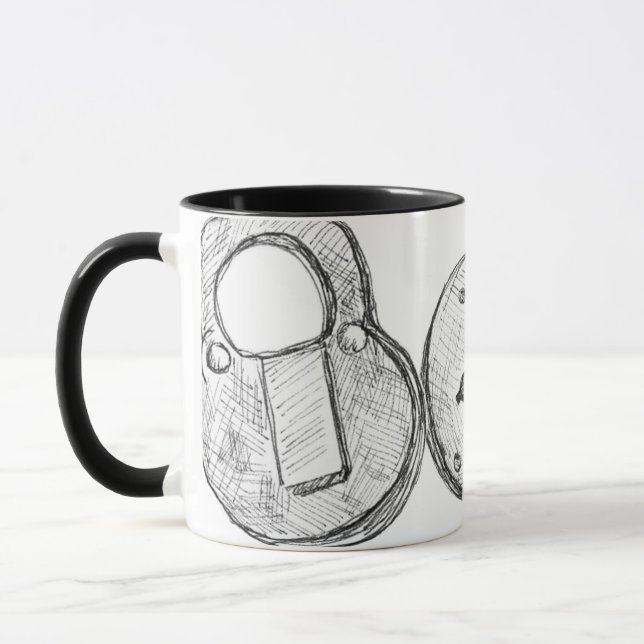 Metalldetektion Vintager Bahnklemmen Tasse (Links)