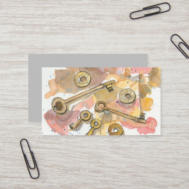 Metalldetektion von Schlüsselmünzen für die Schatz Visitenkarte (Vorderseite/Rückseite Beispiel)