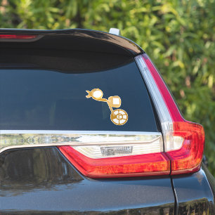 Metalldetektor Aufkleber