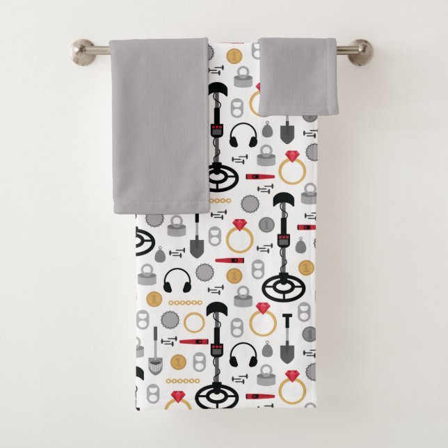 Metalldetektor Badetuch-Set Badhandtuch Set (Insitu)