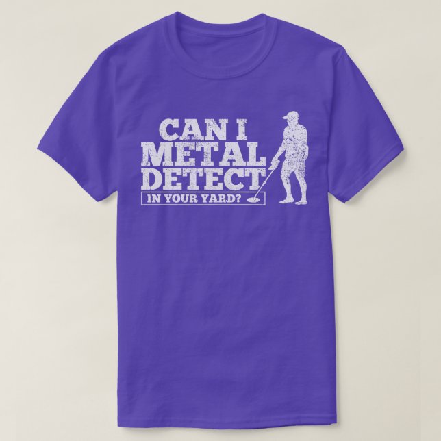 Metalldetektor-Detektor T-Shirt (Design vorne)