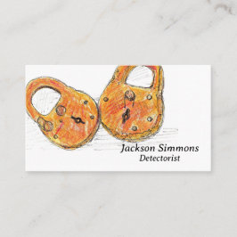 Metalldetektor-Detektor Visitenkarte