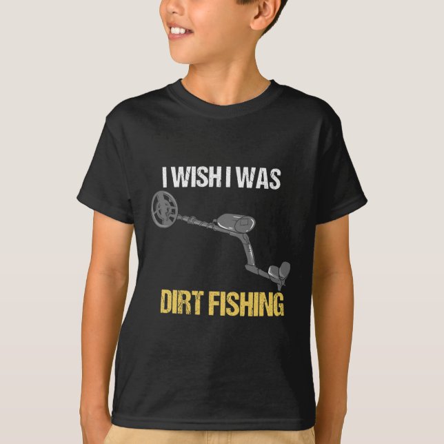 Metalldetektor-Fischen 1 T-Shirt (Vorderseite)