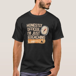 Metalldetektor für Geocacher Detectorist T-Shirt