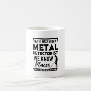Metalldetektor Kaffeetasse