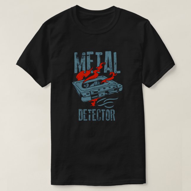 Metalldetektor-Kassette T-Shirt (Design vorne)