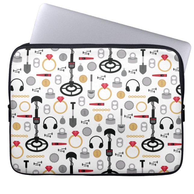 Metalldetektor Laptopschutzhülle (Vorderseite)
