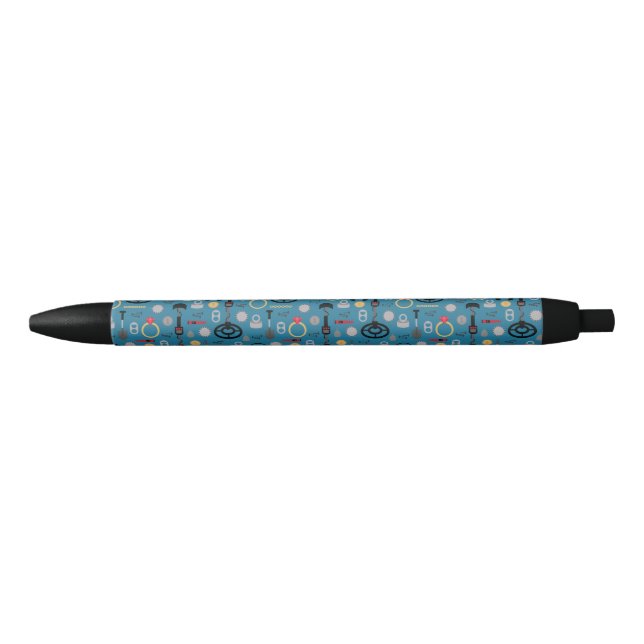 Metalldetektor mit schwarzer Tinte Kugelschreiber (Vorderseite)