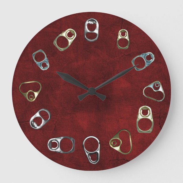 Metalldetektor Rumpf Tablets Schatzsucher Fische F Große Wanduhr (Vorderseite)