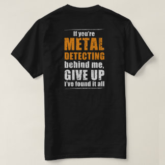 Metalldetektor-T - Shirt für ideale Metalldetektio