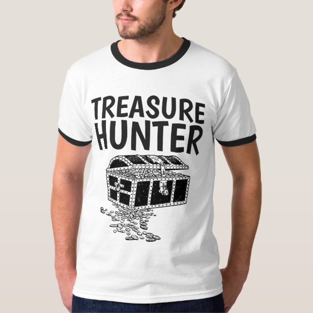 Metalldetektor, TREASURE HUNTER-T - Shirt (Vorderseite)