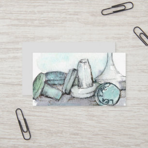 Metalldetektor von Flaschenhaltern aus Glas Visitenkarte