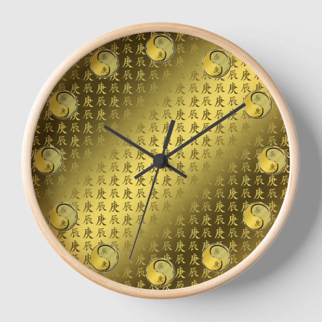 Metalldrache Uhr (Vorderseite)