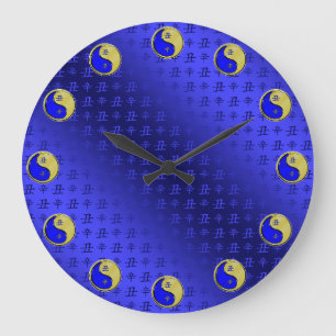 Metallener Ochse Große Wanduhr