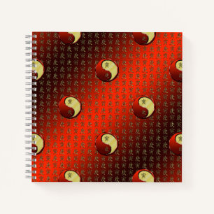 Metallener Tiger Notizbuch