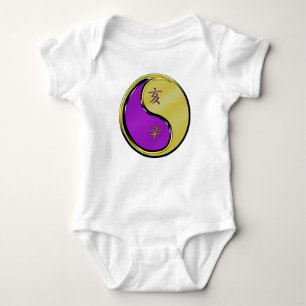 Metallener Wasserbüffel Baby Strampler