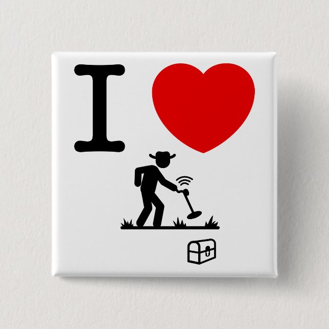 Metallentdeckung Button (Vorderseite)