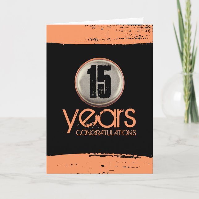 Metallfarbe universelle Jubiläumskarte Karte (Vorderseite)