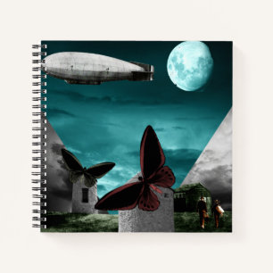 Metallfeder Notizbuch