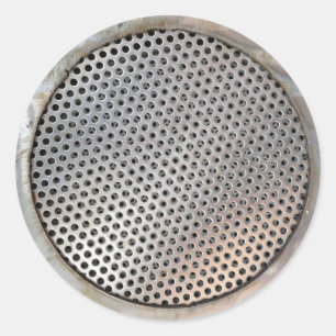 Metallfettfilter Runder Aufkleber
